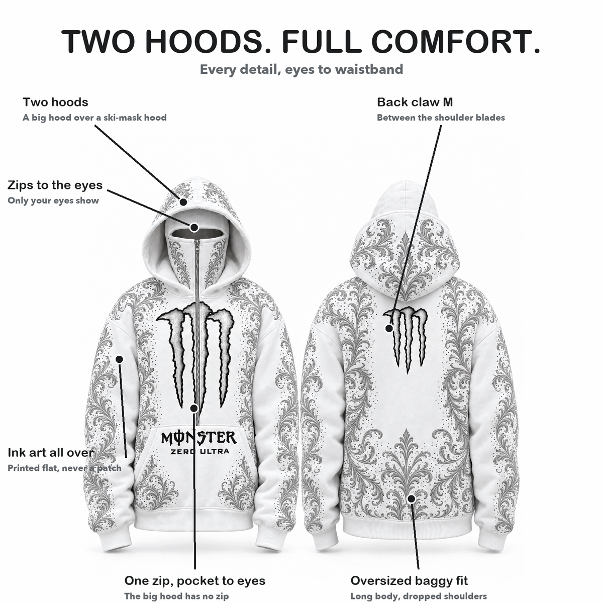 WHITEOUT Phantom Hoodie